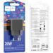 HOCO Зарядний пристрій HOCO CS14A Ocean 1xUSB-C PD20W + 1xUSB QC3.0 Black (6942007603898)