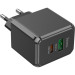 HOCO Зарядний пристрій HOCO CS14A Ocean 1xUSB-C PD20W + 1xUSB QC3.0 Black (6942007603898)