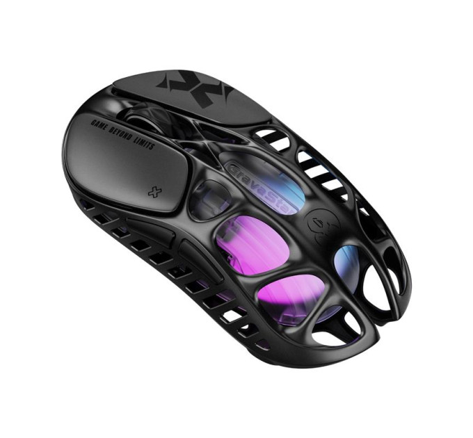 GravaStar Мишка GravaStar Mercury M2 Transparent Black (GRAVASTARM2_XTAL_BLK)