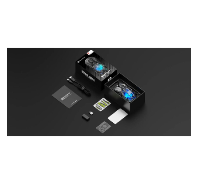 GravaStar Мишка GravaStar Mercury M2 Transparent Black (GRAVASTARM2_XTAL_BLK)