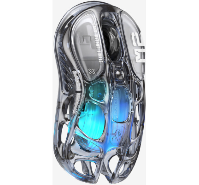 GravaStar Мишка GravaStar Mercury M2 Transparent Black (GRAVASTARM2_XTAL_BLK)