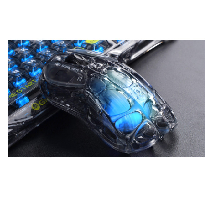GravaStar Мишка GravaStar Mercury M2 Transparent Black (GRAVASTARM2_XTAL_BLK)