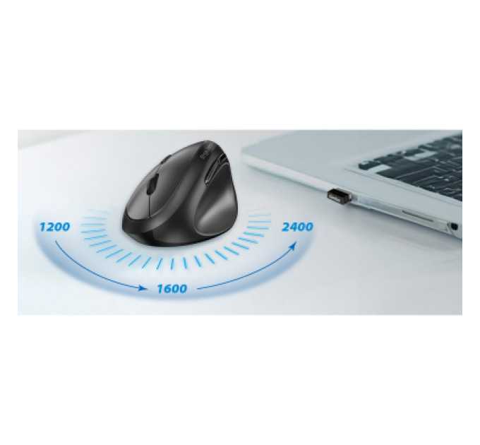 Genius Мишка Genius Ergo 8350S AI Silent Wireless Black (31030041400)