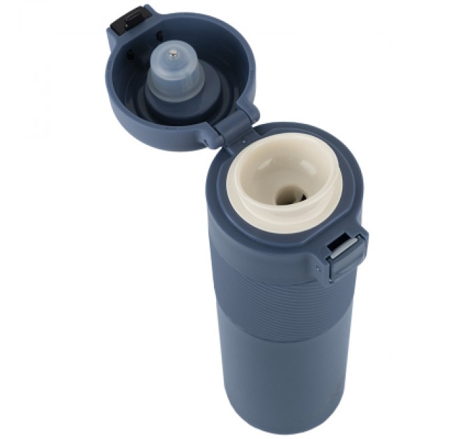 Kite Термокружка Kite 1227 з термодатчиком 450 мл синій (K25-1227-2)