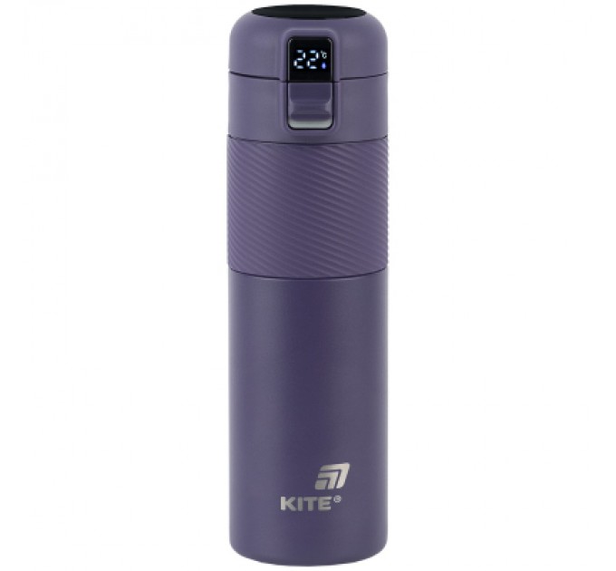 Kite Термокружка Kite 1227 з термодатчиком 450 мл фіолетовий (K25-1227-3)