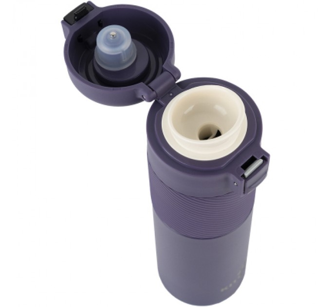 Kite Термокружка Kite 1227 з термодатчиком 450 мл фіолетовий (K25-1227-3)