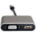 Extradigital Перехідник Type-C to HDMI / VGA Extradigital (KBV1743)