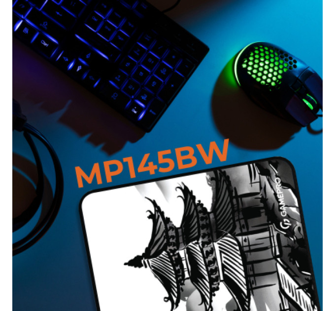 GamePro Килимок для мишки GamePro Speed/Control White (MP145BW)