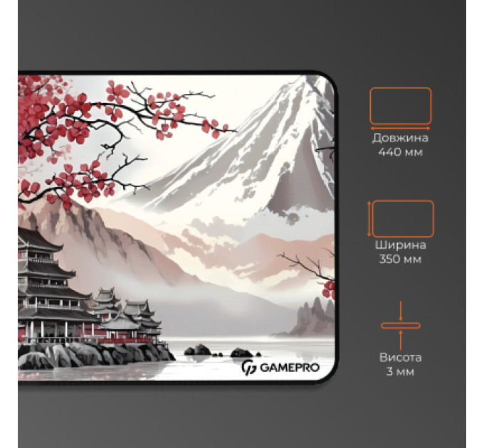 GamePro Килимок для мишки GamePro Speed/Control Gray-Pink (MP145JS)