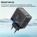 Promate Зарядний пристрій Promate powerport-45 2xUSB-C PD + USB-A QC 45W Black (powerport-45.black)