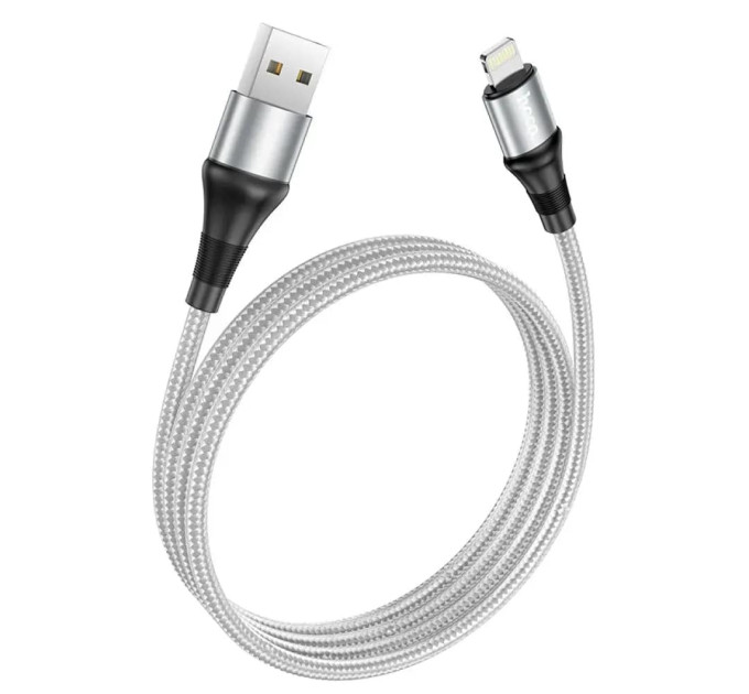HOCO Кабель Hoco X50 Excellent USB - Lightning, 1 м, Grey (6931474734204)