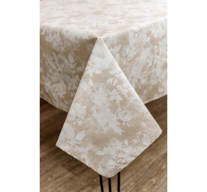 Прованс Скатертина Прованс непромокаюча Simfoni Алюр беж 180х136 см (033561)