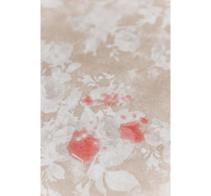 Прованс Скатертина Прованс непромокаюча Simfoni Алюр беж 180х136 см (033561)