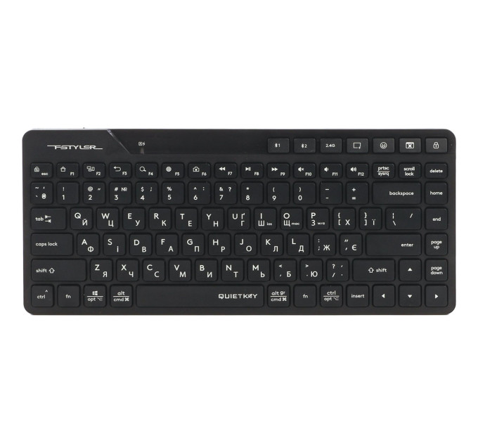A4Tech Клавіатура бездротова A4Tech FBK26C AS Black