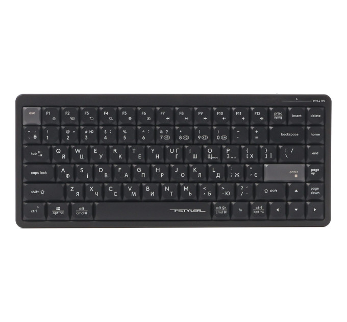 A4Tech Клавіатура бездротова A4Tech FBX53C Black