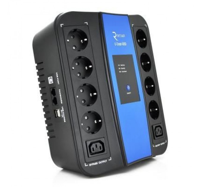 Ritar Пристрій безперебійного живлення Ritar U-Smart-1000 (600W) (RS628U)