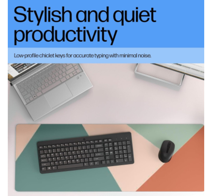 HP Клавіатура HP 220 Wireless UA Black (805T2AA)