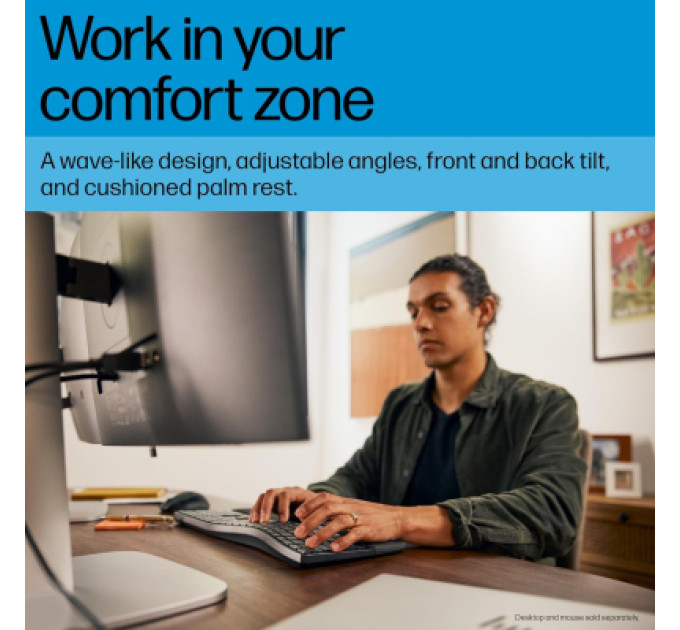 HP Клавіатура HP 680 Comfort Dual-Mode UA Black (8T6L8AA)