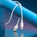 BOROFONE Дата кабель USB 2.0 AM to Lightning 1.0m Lenny silicone BX113 white BOROFONE (6941991115400)