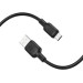 BOROFONE Дата кабель USB 2.0 AM to Micro 5P 3.0m Lenny silicone BX113 black BOROFONE (6941991115547)