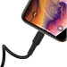 BOROFONE Дата кабель USB 2.0 AM to Lightning 1.0m 2.4A silicone BX30 black BOROFONE (6931474706867)