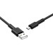 BOROFONE Дата кабель USB 2.0 AM to Micro 5P 1.0m 2.4A silicone BX31 black BOROFONE (6931474710376)