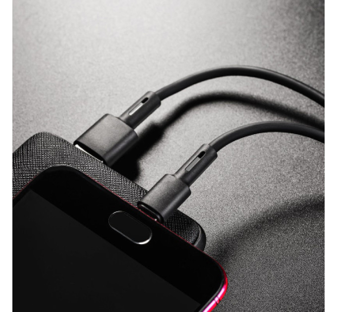 BOROFONE Дата кабель USB 2.0 AM to Micro 5P 1.0m 2.4A silicone BX31 black BOROFONE (6931474710376)