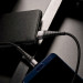 BOROFONE Дата кабель USB 2.0 AM to Lightning 1.0m 2.4A nylon BX32 black BOROFONE (6931474710413)
