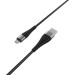 BOROFONE Дата кабель USB 2.0 AM to Micro 5P 1.0m 2.4A nylon BX32 black BOROFONE (6931474710437)