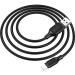 BOROFONE Дата кабель USB 2.0 AM to Lightning 1.0m 2.4A silicone BX42 black BOROFONE (6931474736727)