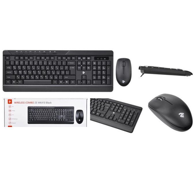2E Комплект 2E MK410 Black (2E-MK410MWB)