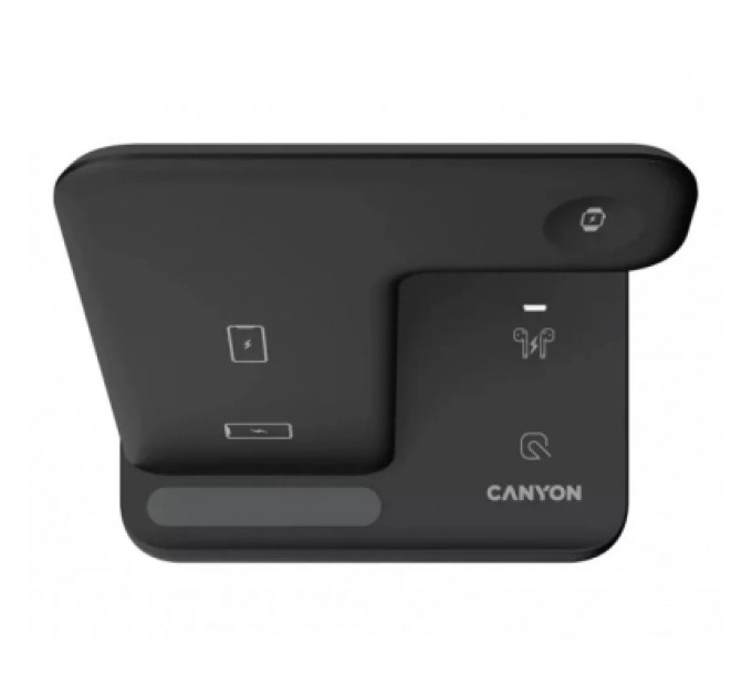 Canyon Зарядний пристрій Canyon WS-302 3in1 Wireless (CNS-WCS302B)