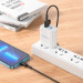 BOROFONE Дата кабель USB 2.0 AM to Lightning 1.0m 2.4A PVC BX91 black BOROFONE (6974443389883)
