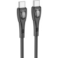 BOROFONE Дата кабель USB-C to USB-C 1.0m 60W Superior BX98 black BOROFONE (6941991104497)