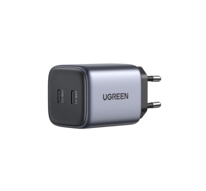 Ugreen Зарядний пристрій Ugreen 2xUSB 40W GAN (Type-C 25W+20W) PD CD294 (90573)