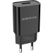 BOROFONE Зарядний пристрій BOROFONE BA20A Sharp USB + cable USB to USB-C 10.5W Black (6931474702142)