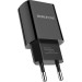 BOROFONE Зарядний пристрій BOROFONE BA20A Sharp USB + cable USB to USB-C 10.5W Black (6931474702142)