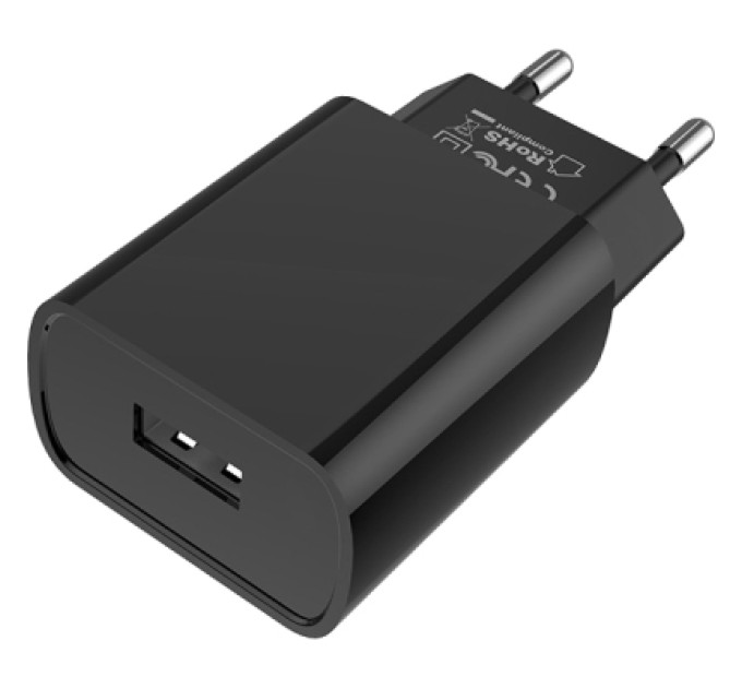 BOROFONE Зарядний пристрій BOROFONE BA20A Sharp USB + cable USB to USB-C 10.5W Black (6931474702142)