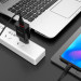 BOROFONE Зарядний пристрій BOROFONE BA20A Sharp USB + cable USB to USB-C 10.5W Black (6931474702142)