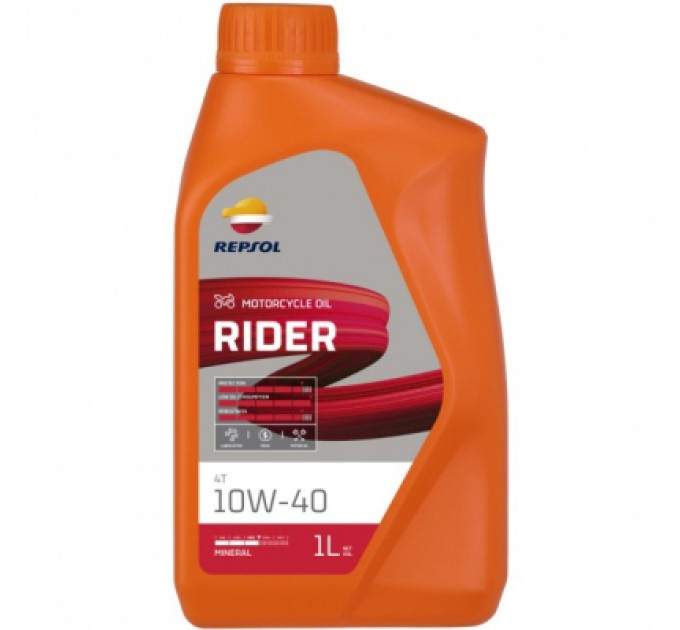 REPSOL Моторна олива REPSOL RIDER 4T 10W-40 1л (RPP2130MHC)