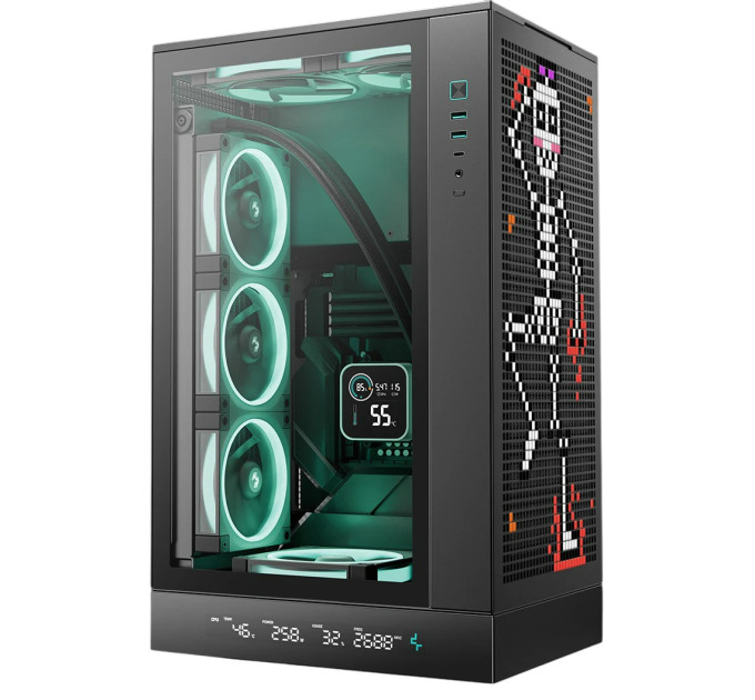Deepcool Корпус DeepCool CH270 Digital Black (R-CH270-BKNDM0-G-1) без БЖ