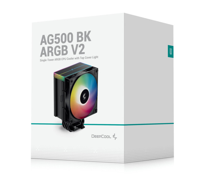 Deepcool Кулер процесорний DeepCool AG500 BK ARGB V2 (R-AG500-BKAMMN-GJD)