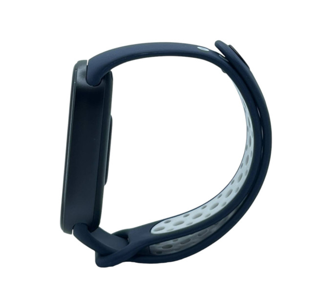 BeCover Ремінець BeCover Vents Style для Xiaomi Mi Smart Band 9 Blue White (711987)
