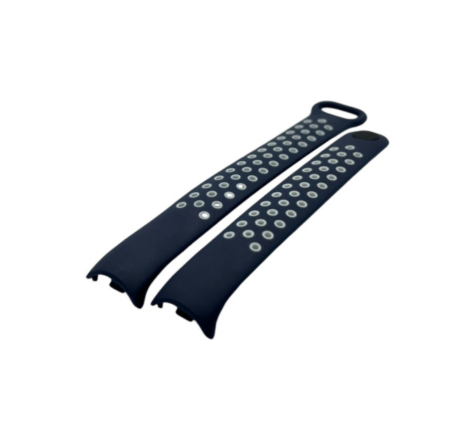 BeCover Ремінець BeCover Vents Style для Xiaomi Mi Smart Band 9 Blue White (711987)