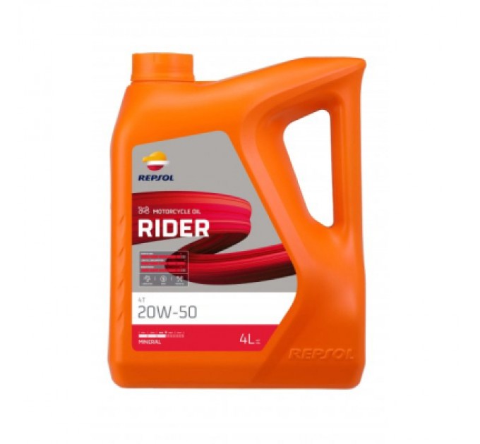 REPSOL Моторна олива REPSOL RIDER 4T 20W-50 4л (RPP2130TGB)