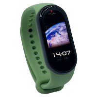 Силіконовий ремінець BeCover для Xiaomi Mi Smart Band 9 Light Green (711962)
