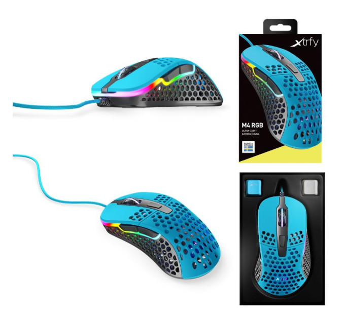 Xtrfy Мишка Xtrfy M4 RGB Miami Blue (XG-M4-RGB-BLUE)
