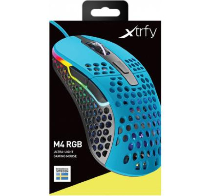 Xtrfy Мишка Xtrfy M4 RGB Miami Blue (XG-M4-RGB-BLUE)