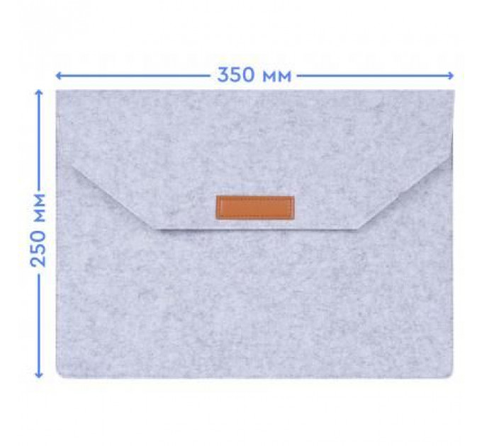 Чохол до ноутбука AirOn 13,3" Premium Grey (4822356710620)