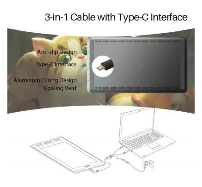 Huion Планшет-монітор Huion Kamvas 13 (GS1331)